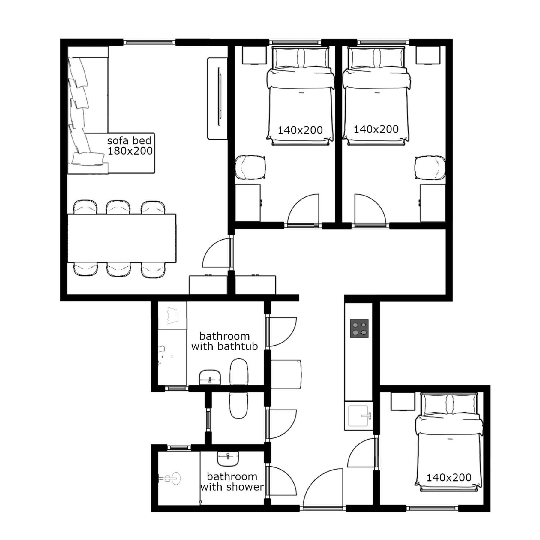 Joseph Boulevard Apartment - 3Bdr, 2Bath, 8Ppl Budapest Extérieur photo